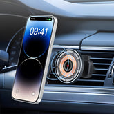 Mini support magnétique pour chargeur sans fil de voiture, matériau ABS et alliage d'aluminium