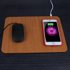 Wireless Charging Mouse Pad, Qi-Standard Compatible for Phone Wireless Charging