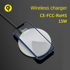 Minimalist Round Desktop Wireless Charger, Wireless Charging for Phones