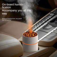 230ML Volcano Ultrasonic Cool Mist Air Humidifier, Quiet for Indoor, Vehicle, and Office Use with USB Aromatherapy Essential Oil Diffuser and Ambient Night Light