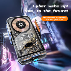 15W Fast Transparent Wireless Charging Car Mount