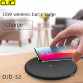 Chargeur sans fil rond minimaliste pour téléphone