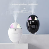 Humidificateur d'air ultrasonique à brume fraîche avec veilleuse colorée en coquille d'œuf 260 ml - Silencieux pour l'intérieur, la voiture et le bureau - Diffuseur d'huiles essentielles d'aromathérapie USB