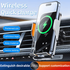 15W Fast Wireless Charging Car Mount, Auto-Sensing Operation