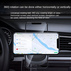 Magnetic Car Wireless Charger Phone Mount, Car Navigation Holder with Wireless Charging