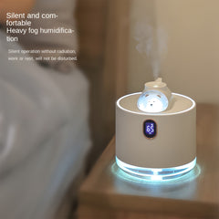 2000mAh Cute Pet Ambient Light Portable Cordless Ultrasonic Cool Mist Air Humidifier - Silent for Indoor, Car, Office Use - USB Aromatherapy Essential Oil Diffuser