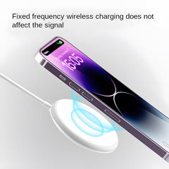 Minimalist Magnetic Wireless Phone Charger, Qi-Standard Compatible for Phone Charging