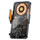 15W Magnetic Wireless Car Charger Mount with Automatic Clasp