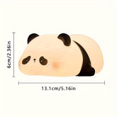 Cute Panda Night Light - USB Rechargeable Pat Light, 3-level Dimmable Sleep Light, Seven Color Color Color Changing Light, LED Light-emitting Pressure Reducing Night Light - Outdoor Camping Light, Suitable for Rooms, Christmas Gifts, Birthday