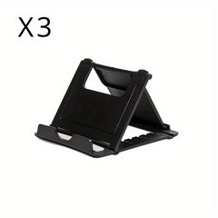 Minimalist Desktop Phone Stand - Adjustable & Foldable Design - Essential Lazy Holder - Portable Smartphone Stand