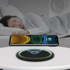 Minimalist Round Wireless Phone Charger, Qi-Standard Compatible for Phone Charging