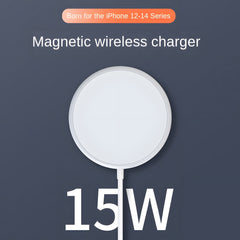 Minimalist Magnetic Wireless Phone Charger, Qi-Standard Compatible for Phone Charging
