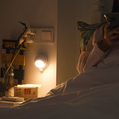 360° Rotatable, Nail-Free, Self-Adhesive Magnetic LED Sensor Light: Ideal for Cabinets, Doorplates, Wall Lamps, Outdoor Lights