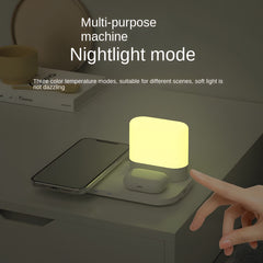 Multifunctional Desktop Wireless Phone Charger with Night Light,