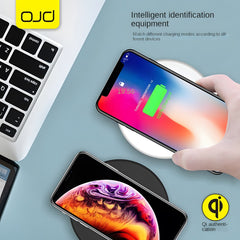 Minimalist Round Desktop Wireless Charger, Wireless Charging for Phones