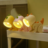 Nouvelles veilleuses particulières, décorations de bureau en forme de dinosaure de dessin animé, lampes de lecture