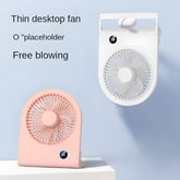 Ventilateur portable à batterie 2 000 mAh avec affichage numérique, rechargeable par USB, mini ventilateur de bureau compact pour l'intérieur, l'extérieur et la voiture.