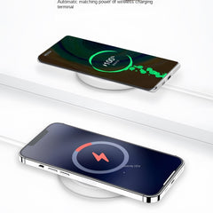 Minimalist Round Desktop Wireless Charger, Fast Wireless Charging for Phones