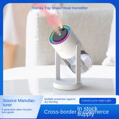 280ML Ultrasonic Cool Mist Air Humidifier and Essential Oil Diffuser with USB Ambient Night Light, Quiet for Bedroom, Vehicle, and Office Use