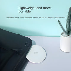 Chargeur sans fil rond minimaliste pour téléphone