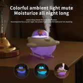 Humidificateur ultrasonique à brume fraîche pour astronaute spatial avec veilleuse d'ambiance multicolore USB, diffuseur d'huiles essentielles