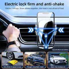 15W Magnetic Quick Charge Car Wireless Charger Mount