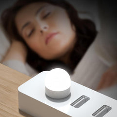 USB mini night light reading light, outdoor camping mountaineering emergency light cold light warm light two sets