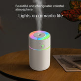 Humidificateur d'air ultrasonique Volcano 230 ml, silencieux, pour l'intérieur, le véhicule et le bureau, avec diffuseur d'huiles essentielles d'aromathérapie USB et veilleuse d'ambiance.