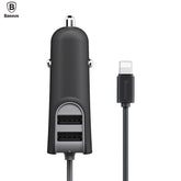 Baseus 2.1A Dual USB 5V 5.5A Quick Charging Car Charger