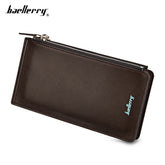 baellerry Unisex Double Zipper Horizontal Thin Wallet