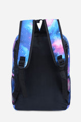 Brilliant Cosmos Print Unisex School Shopping Travel Portable Backpack