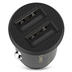 Baseus C8 - K Grain Fast Car Charger Small Dual USB Output 3.1A