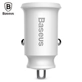 Chargeur de voiture rapide Baseus C8 - Grain K, petit, double sortie USB 3,1 A