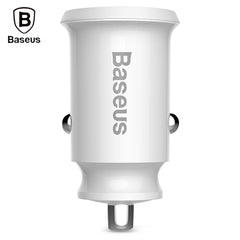 Baseus C8 - K Grain Fast Car Charger Small Dual USB Output 3.1A