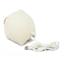 Juguete relajante con carga USB, luz nocturna de cerdo de silicona creativa para niños