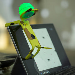 Luz nocturna magnética LED colorida para gatos