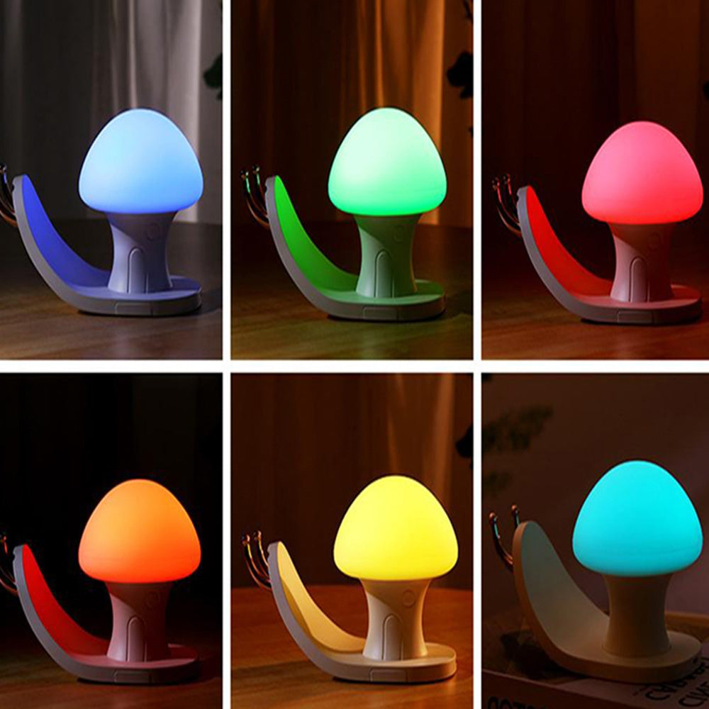 Night Light USB Charging 5V Timing Phone Holder RGBW Induction Lamp