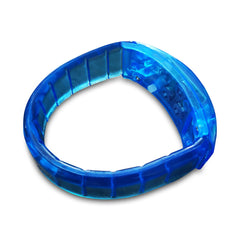 Bracelet LED Colorful Flash 1pcs Rubber Light Soft Plastic Hand Band