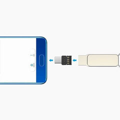 Mini Universal Android Mobile Phone Tablet Micro-USB / Type-C to USB OTG Adapter U Disk Connector