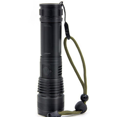 Lampe torche X80 P50 à longue portée, en alliage d'aluminium, télescopique, zoom, chargement USB, pour l'extérieur