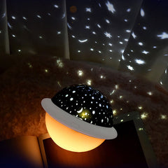 Lampe de projection stellaire LED Brelong à chargement USB, à économie d'énergie et légère, veilleuse