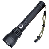 P50 Strong Photoelectric Display High Power Lamp Telescopic Zoom Waterproof LED USB Flashlight