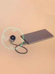 Mini ventilateur USB avec affichage d'horloge LED créatif