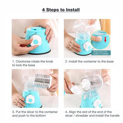 Multifunctional Vegetable Cutter Potato Carrot Grater