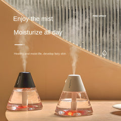 260ML Volcano Night Light Ultrasonic Cool Mist Air Humidifier - Silent for Indoor, Car, Office Use - USB Aromatherapy Essential Oil Diffuser