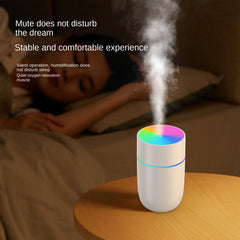 220ML Colorful Ultrasonic Cool Mist Air Humidifier, Quiet for Indoor, Vehicle, and Office Use with USB Aromatherapy Essential Oil Diffuser and Ambient Night Light