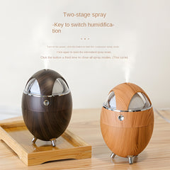 260ML Eggshell Colorful Night Light Ultrasonic Cool Mist Air Humidifier - Silent for Indoor, Car, Office Use - USB Aromatherapy Essential Oil Diffuser