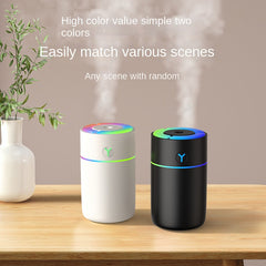 230ML Volcano Ultrasonic Cool Mist Air Humidifier, Quiet for Indoor, Vehicle, and Office Use with USB Aromatherapy Essential Oil Diffuser and Ambient Night Light