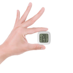 Mini Digital Indoor Electronic Thermometer Hygrometer, Home Office Magnetic Adhesive Liquid Crystal Thermohygrometer