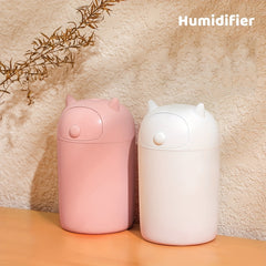270ml Portable Ultrasonic Cool Mist Humidifier - Mini Air Humidifier for Bedroom